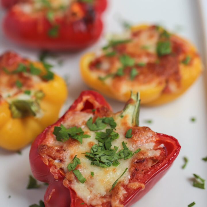 Pulled Pork Stuffed Peppers